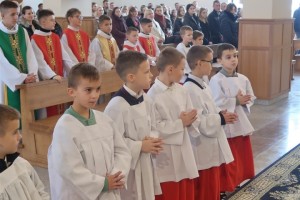 Błogosławieństwo nowych ministrantów