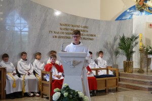 Poświęcenie figury św. Andrzeja Boboli