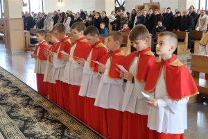 Uroczystość Chrystusa Króla - Przyjęcie nowych ministrantów